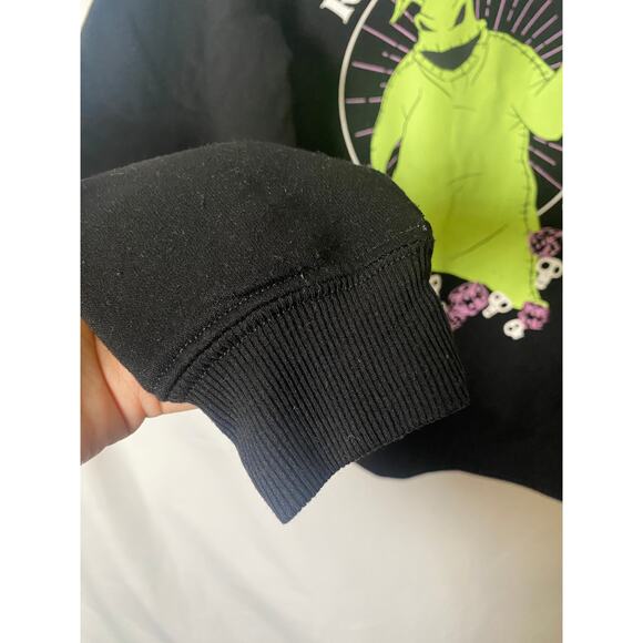 Disney Nightmare Before Christmas Oogie Boogie "Roll The Dice" Sweatshirt XS - Picture 6 of 7